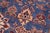 1990s Rustic Super Kazak Lt. Blue/Ivory Wool Rug - 6'1'' X 9'6'' For Sale - Image 5 of 10