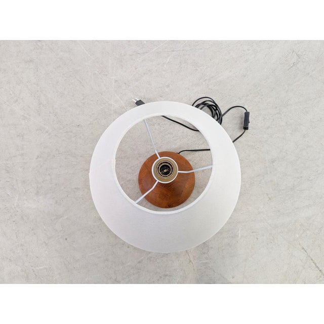 Mid-Century Teak Table Lamp from Domus, Denmark, 1960s For Sale - Image 4 of 9