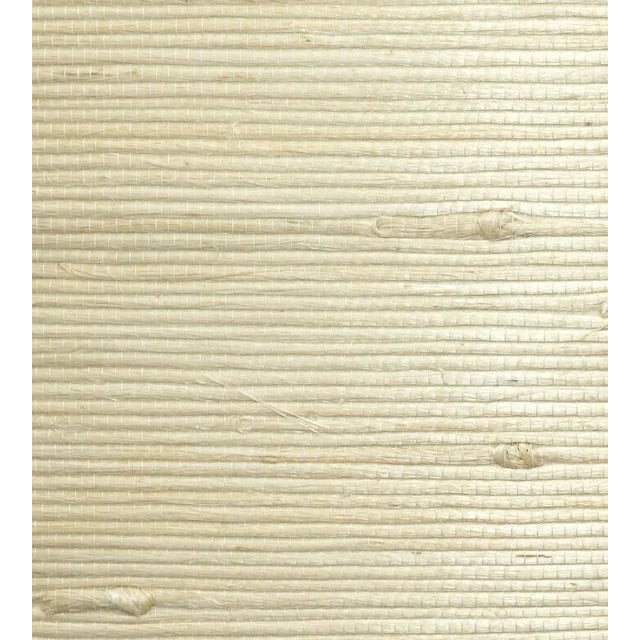 Contemporary Sample - The House of Scalamandr�� Natural Jute Wallcovering, Cotton in the Raw For Sale - Image 3 of 3