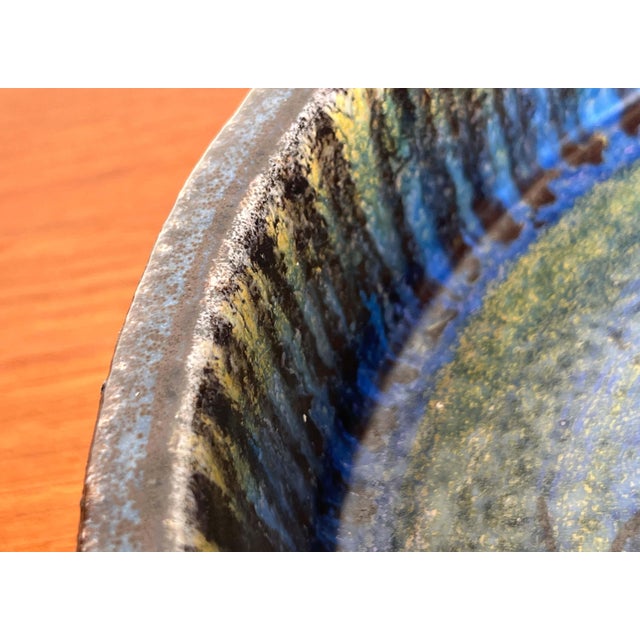 Large Mid-Century Modern Danish Studio Pottery Bowl from Bangholm, 1960s For Sale - Image 12 of 18