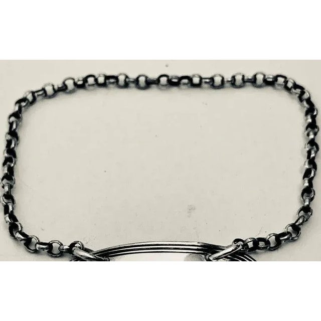 Sherry Decanter Label or Bottle Ticket in Sterling Silver by Charles Rawlings-England, 1828 For Sale - Image 4 of 6