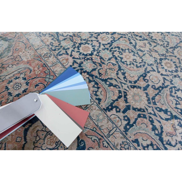 Antique Persian Tabriz Rug For Sale - Image 10 of 10