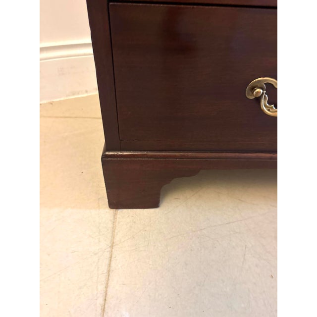 Antique George II Mahogany Chest of Drawers with Fitted Writing Desk, 1750 For Sale - Image 11 of 18