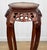 Vintage Chinese Rosewood Marble Top Carved Plant Stand Table For Sale - Image 9 of 12