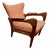 Adrian Pearsall Attributed Mid-Century Modern Sculptural Walnut Wing Back Lounge Chair For Sale