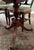 Northern Furniture Co. Vintage Mahogany Double Pedestal Dining Table With 6 Shield-Back Chairs & 4 Leaves For Sale - Image 9 of 12
