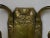 Metal Antique Art Nouveau Brass Wall Lights, Set of 2 For Sale - Image 7 of 18