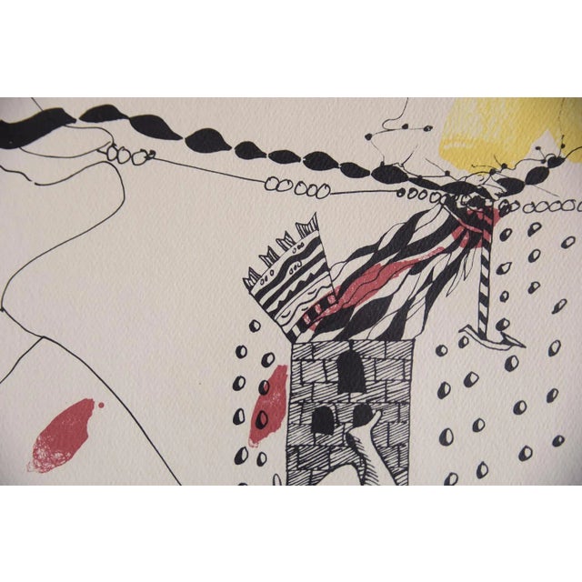 Carl Fredrik Reuterswärd, Abrakadabra, 1990, Color Lithograph, Framed For Sale - Image 4 of 10