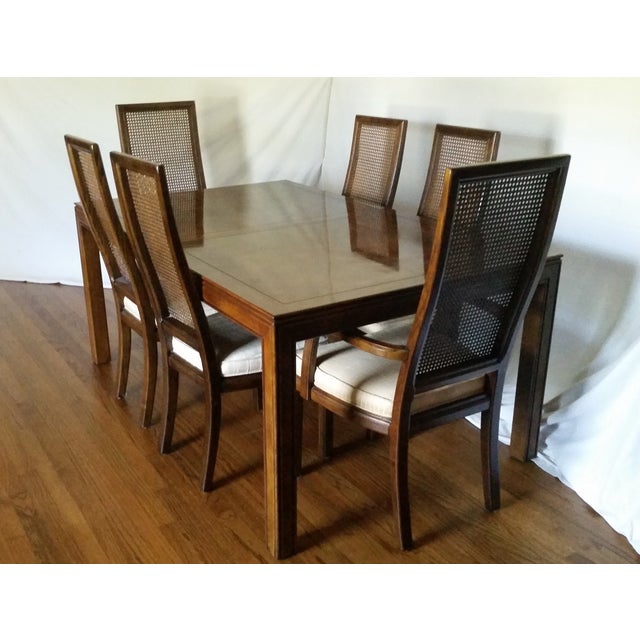 Vintage Henredon Campaign Dining Set Chairish