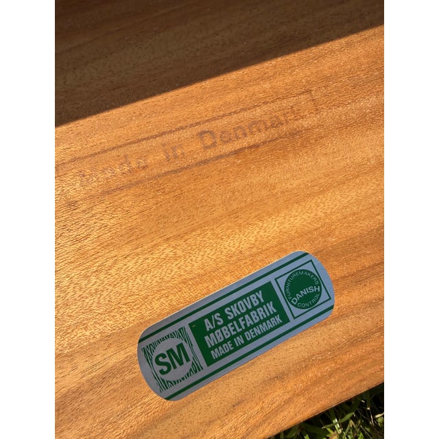 1970s Skovby Møbelfabrik Brazilian Rosewood Dining Set of 7 For Sale - Image 11 of 12