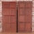 1900 - 1909 A Set of Three Solid Oak French Paneled Doors Along With Six Matching Panels C. 1900. For Sale - Image 5 of 7