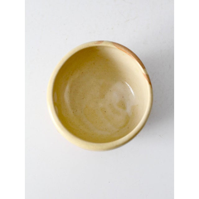 Ceramic Vintage Handmade Studio Pottery Bowl For Sale - Image 7 of 10