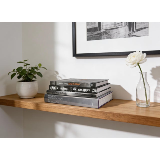 Modern Decorative Books - Stone Coffee Table Stack - 4 Grey Books For Sale - Image 3 of 3