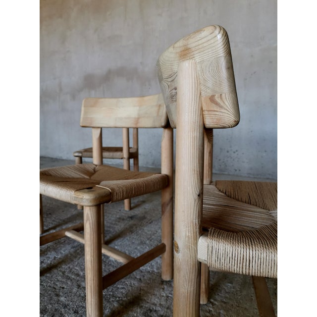Dining Chairs in Oregon Pine by Friis & Moltke, Denmark, 1970s, Set of 6 For Sale - Image 6 of 16