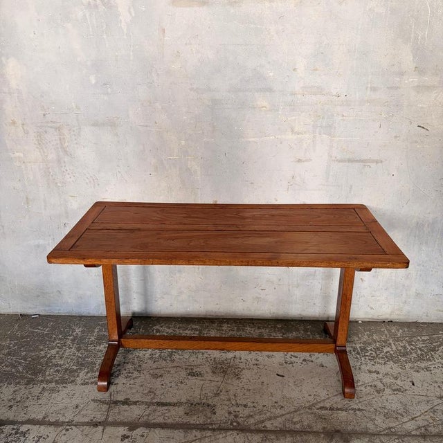 Wood Art Deco Tiger Oak Coffee Table attributed to Heals, 1930s For Sale - Image 7 of 10