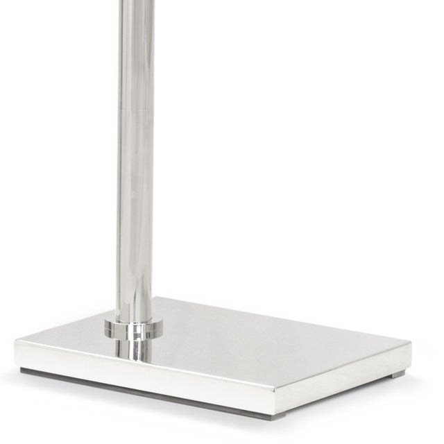 2020s Regina Andrew Noble Floor Task Reading Lamp, Polished Nickel For Sale - Image 5 of 7