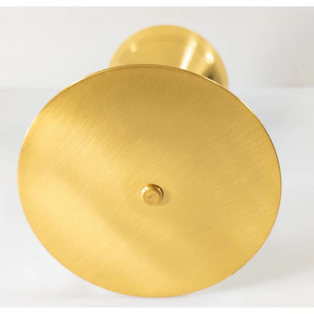 Mid-Century Modernist Religious Gilt Sterling Silver and Brass Chalice For Sale - Image 9 of 12