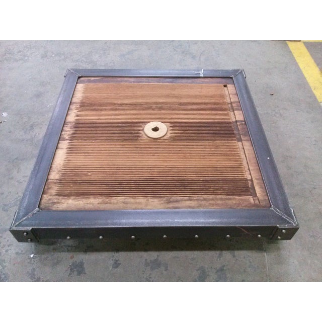 Industrial French Dolly Cart Vintage Coffee Table For Sale - Image 4 of 5