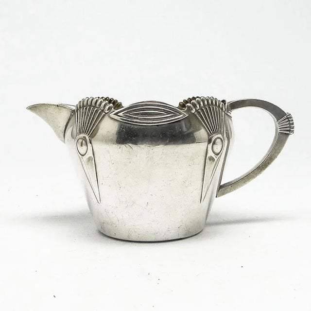 Metal Art Nouveau Milk Jug from WMF, Germany, Early 1900s For Sale - Image 7 of 7