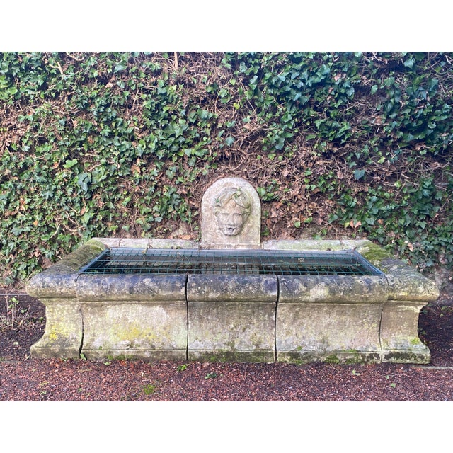 Antique Stone Fountain and Outdoor Basin, 1800s For Sale - Image 4 of 9