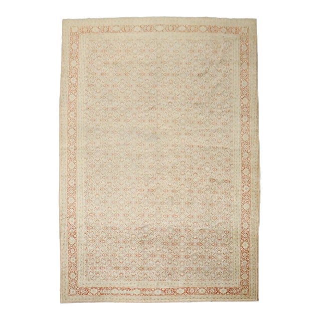 Antique Tabriz Carpet - 11'4" x 16'11" For Sale