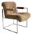 Thin Line Dining or Occasional Chair Attributed to Milo Baughman for Thayer Coggin For Sale