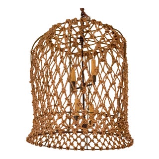 Coastal Rope Pendant Light For Sale