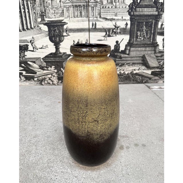 Large Glazed Ceramic Floor Vase from Scheurich Keramik, West Germany, 1960s For Sale - Image 4 of 18