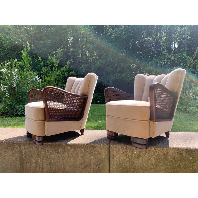 Art Deco Club Chairs, 1930s, Set of 2 For Sale - Image 15 of 18