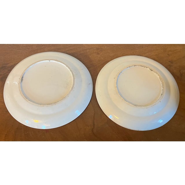 Antique 19th Century Chinese Export Porcelain Famille Rose Plates Decorated With Vases and Precious Objects - a Pair For Sale - Image 10 of 10