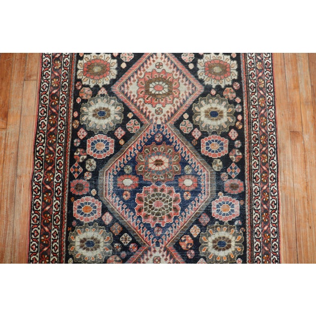 Persian Antique Persian Mahal Carpet - 4'9" x 13'3" For Sale - Image 3 of 18
