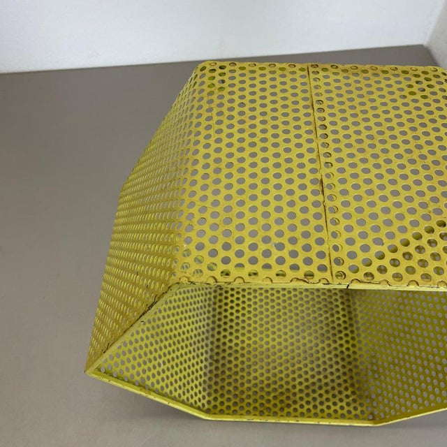 Mathieu Matégot Small Yellow Cube Form Wall Unit attributed to Mathieu Matégot, 1950 For Sale - Image 4 of 18