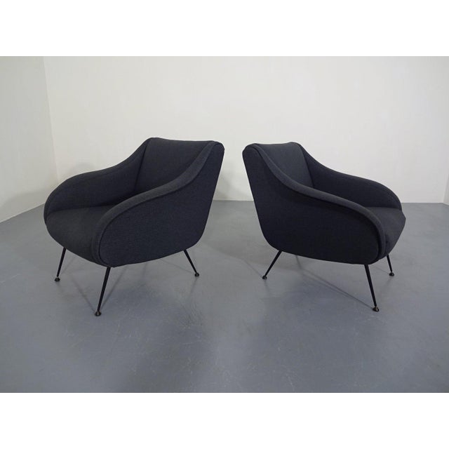 Mid-Century Italian Armchair, 1950s For Sale - Image 10 of 10