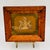 Vintage Framed English Brass Royal Coat of Arms in Burlwood Frame With Green Velvet Mat For Sale - Image 11 of 16