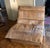 Vintage, stylish, goatskin, 70's, sectional lounge chair