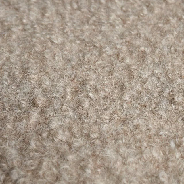 Contemporary Schumacher Teddy Wool Boucle Fabric in Rabbit For Sale - Image 3 of 4