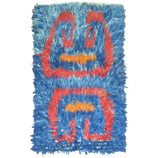 Textile Vintage Turkish Tulu Rug For Sale - Image 7 of 18