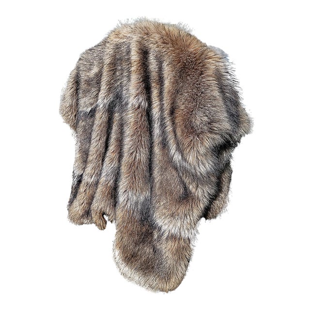 Faux Fur Bear Throw by Restoration Hardware For Sale