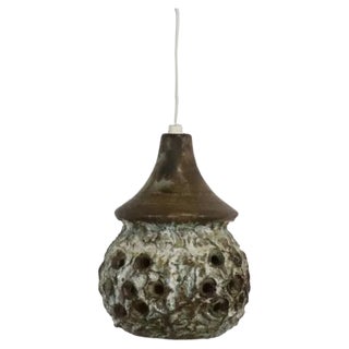 Swedish Ceramic Hanging Light For Sale