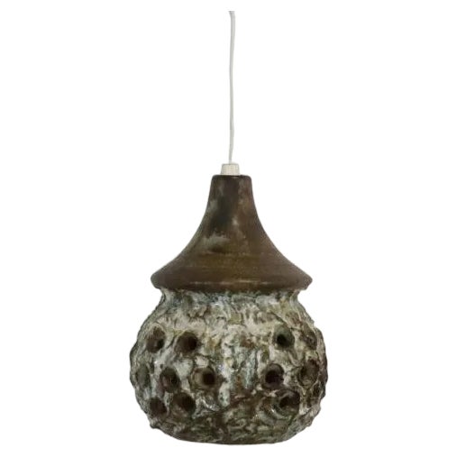 Swedish Ceramic Hanging Light For Sale