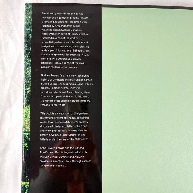 Paper Hidcote the Garden and Lawrence Johnston, English National Trust Book For Sale - Image 7 of 10