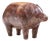 Dimitri Omersa Mid Century English Leather Pig Ottoman For Sale