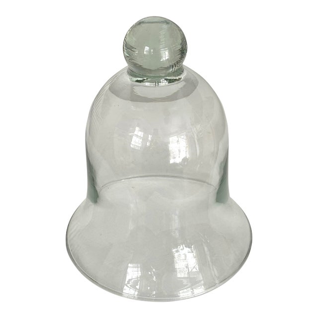 French Country Glass Garden Cloche For Sale