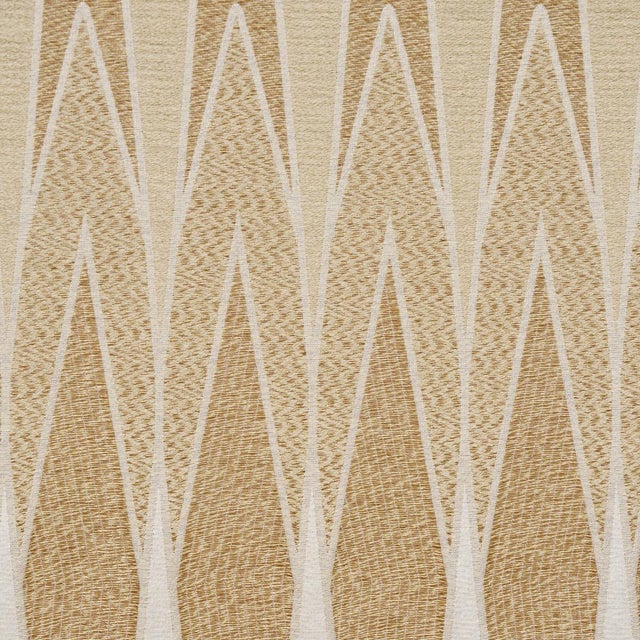 2020s Sample - Schumacher Nightfall Skyline Fabric In Antique Gold For Sale - Image 5 of 6