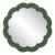 Fleur Home Audubon Peony Circle Mirror in Duck Green, 48x48 For Sale