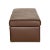 Brown Raoul Leather Stool in Brown from Koinor For Sale - Image 8 of 12