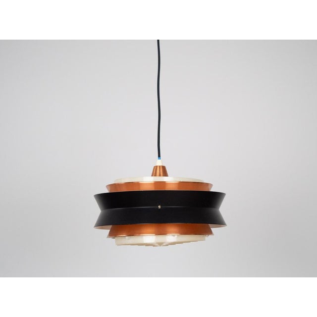 Vintage Swedish Trava Pendant Lamp by Carl Thore for Granhaga Metallindustri, 1960s For Sale - Image 4 of 14