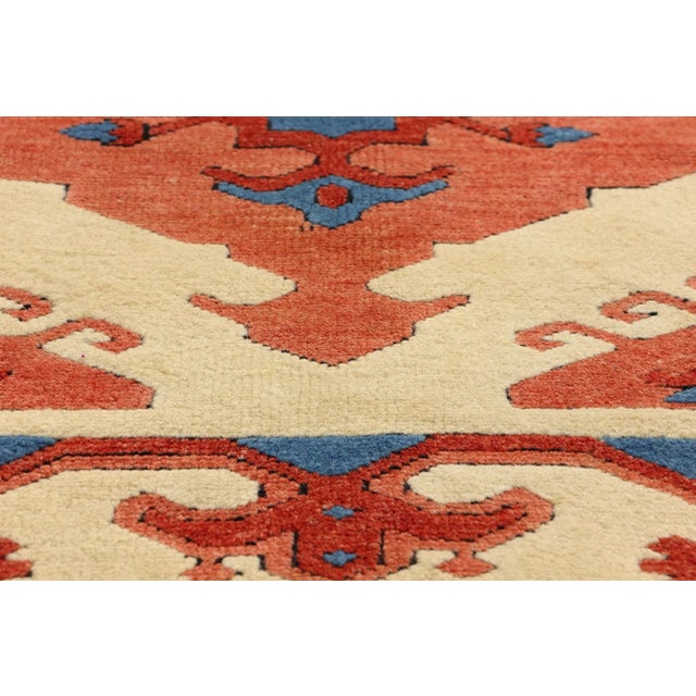 Late 20th Century Vintage Turkish Oushak Rug - 03'09 X 05'10 For Sale - Image 5 of 9