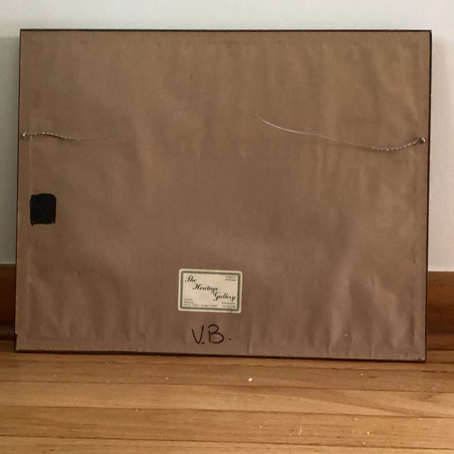 Vintage Architectural Print “Ecglesia Sancti Basilii" by Jack Simmering, Artist Signed For Sale - Image 10 of 13