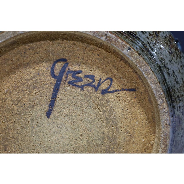 Brown Large Ceramic Bowl by Albert Green (1914 - 1994) For Sale - Image 8 of 8
